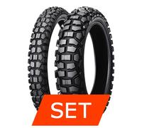 Set pneumatici Dunlop D605 J per Honda CRF 150 R 70/100-19 + 90/100-16