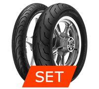 Set pneumatici Dunlop GT502 H/D per Harley Davidson FXDWG Dyna Wide