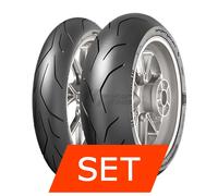 Set pneumatici Dunlop Sportsmart per Aprilia SX 125 110/70 R17+150/60 R17