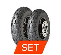 Set pneumatici Dunlop Trailmax per Gilera Ice 50 120/90-10 57J + 120/90-10 57J
