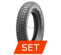 Set pneumatici Heidenau K38 per Piaggio Zip 1.Serie Bj. - 3.00-10 50J+3.00-10