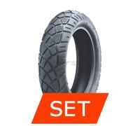 Set pneumatici Heidenau K58 mod Snowtex per Yamaha YP 125 Majesty Bj. -