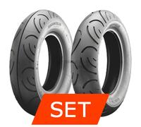 Set pneumatici Heidenau K61 per Generic Cracker 50 120/70-12 58S + 130/70-12 62P