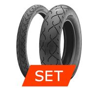 Set pneumatici Heidenau K65 OMR per Honda CB 250 1996 3.50-18 56H + 110/90-18