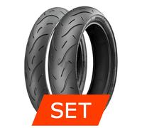 Set pneumatici Heidenau K80 per Kymco CK1 125 2014-2016 80/100-17 + 110/80-17