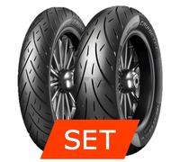 Set pneumatici Metzeler Cruisetec per Triumph Thunderbird Commander / Storm
