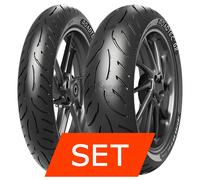 Set pneumatici Metzeler Roadtec per Honda XL V Varadero 110/80 R19+150/70 R17