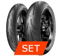 Set pneumatici Metzeler Sportec M9 RR per Triumph Tiger Explorer 120/70 ZR19