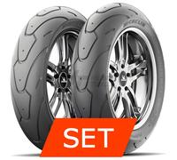 Set pneumatici Michelin Bopper per Hyosung Karion 125 2009 130/90-10 + 130/90-10