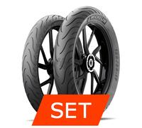 Set pneumatici Michelin Pilot Street per Honda CBR 125 R 100/80-17+130/70-17