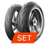 Set pneumatici Michelin Power 6 per Zero S 0 Gussrad ABS 110/70 ZR17 54W+140/70