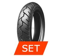 Set pneumatici Michelin S1 per Piaggio Sfera 1.Serie Bj. - 3.00-10 50J+3.00-10