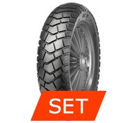 Set pneumatici Mitas MC-19 per Honda Monkey 125 2019 2023 120/80-12 + 130/80-12