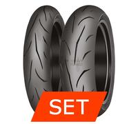 Set pneumatici Mitas Sport Force+ RS Racing Soft per Zero FXE 0 110/70 ZR17