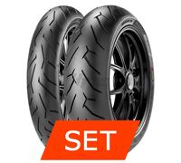 Set pneumatici Pirelli Diablo Rosso II R per Yamaha YZF R 125 100/80 R17