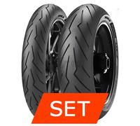 Set pneumatici Pirelli Diablo Rosso III per KTM RC 390+150/60 ZR17 66W