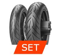 Set pneumatici Pirelli Diablo Rosso Scooter per Vespa Primavera 125 3V (M81)