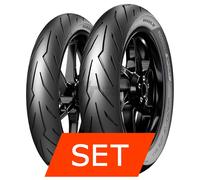 Set pneumatici Pirelli Diablo Rosso Sport per Super Soco TS X 90/80-17+110/70-17