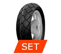Set pneumatici Vee Rubber VRM 351 per Piaggio NRG Extreme AC (Luft) (C21)