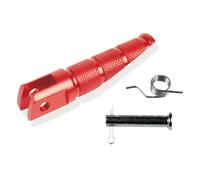 Set Poggiapiedi V Parts Scooter Fresatura Argento per Moto Ricambi