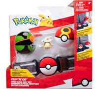 Set Pokémon Cintura Allenatore Con 2 Poké Ball E Personaggio