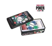 Set Poker Chips Professioale 100 Fishes Fiches Dakota Texas Holdem 100 Chips