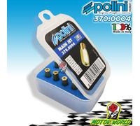 SET POLINI 10 GETTI MASSIMO CARBURATORE CP KEIHIN PWK DAL 120 AL 138 (incr.2)