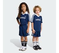 Adidas Originals Loose Polo Pinstripe Short Tee Set Blu 5-6 Years Bambini