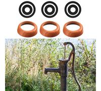 Set polsini in pelle e guarnizioni in gomma per pompa acqua manuale modello 75 f