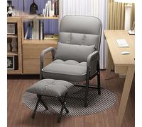 Set poltrona reclinabile e ottomana, comoda poltrona con poggiapiedi, 5 angoli regolabili, per camera da letto e soggiorno relax