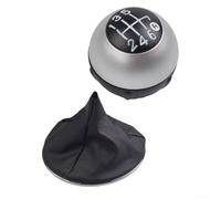 Set pomello e manicotto del cambio a 5 marce compatibile con Fiat 500 (2012 2018), trasforma l'estetica del tuo veicolo senza sforzo (D)