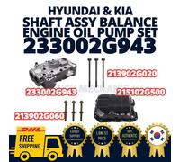 SET Pompa Olio Bilanciamento Albero Hyundai Kia Originale OEM Sonata Santa Fe...