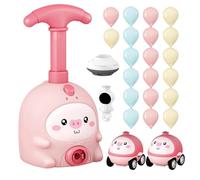 Set Pompa per Auto Palloncino Giocattolo | Giocattoli Educativi | Auto da Corsa Alimentata da Palloncini - per Prescolari Aula Scuola Camera Da Sala Giochi Compleanno Vacanza Asilo