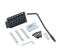 Set Ponte per Chitarra, Blocco di Supporto per Ponte Tremolo per Mancini in Lega di Zinco, Robusto e Durevole, per Chitarre Elettriche a 6 Corde