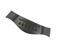 Set Ponti Per Chitarra 1 pezzo per ponte per chitarra acustica in ebano nero