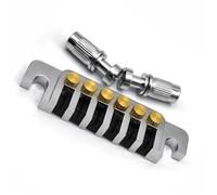 Set Ponti Per Chitarra 1 piastra di coda del ponte vintage con perni per chitarra elettrica LP a 6 corde cromata