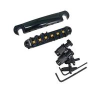 Set Ponti Per Chitarra 1 set di piastre di coda del ponte con cuscinetti a sfera per chitarra elettrica LP SG Les Paul(Black)