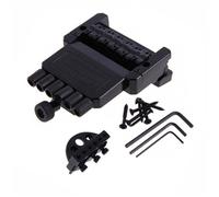 Set Ponti Per Chitarra A57T 1 Set di 6 corde ponte per chitarra senza paletta piastra di coda accessorio di ricambio nero