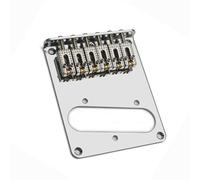 Set Ponti Per Chitarra Per chitarra TL 97x80.5mm Ponte fisso con 6 sellette a rulli Accessori per montaggio su fondo o corpo Argento
