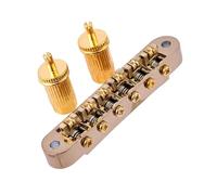 Set Ponti Per Chitarra Ponte di ricambio per chitarra a 6 corde sella di regolazione del tono individuale oro 1 set accessori per strumenti musicali