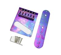 Set Ponti Per Chitarra Ponte e cordiera in titanio viola per accordatura di precisione della chitarra elettrica TL(Bridge control board)