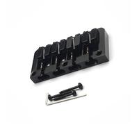 Set Ponti Per Chitarra Ponte per basso a 4 corde ribaltabile Corpo attraverso il fondo Spaziatura delle corde 19.5 mm Disponibile in nero oro o cromato(Black)