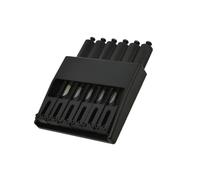Set Ponti Per Chitarra Ponte senza paletta in ottone a 6 corde 1 set per chitarra elettrica nero