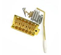 Set Ponti Per Chitarra Ponte tremolo a sella piatta a 6 corde per chitarra elettrica FD ST Ricambi e accessori Oro Argento Nero(Gold)