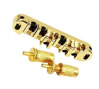 Set Ponti Per Chitarra Rullo di ricambio in metallo per ponte per chitarra elettrica a 6 corde regolabile in oro R7UE