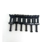 Set Ponti Per Chitarra Sella del ponte con chiave per la sostituzione della chitarra ST 6 pezzi in 1 set Placcato oro Placcato argento Nero opzionale(Black)
