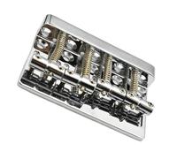 Set Ponti Per Chitarra Sostituzione del gruppo piastra di coda del ponte per basso a quattro corde vintage in argento