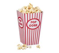 Set popcorn maker rosso + 48 sacchetti Accessori per serata cinema 100% silicone