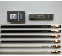 Set popolare di matite PALOMINO BLACKWING (originale 602 Pearl Eraser Sharpener)