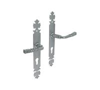 Set porta Borgogna esalta 1 lato BOUVET Ferro patinato cementato - Chiave i - 5677
